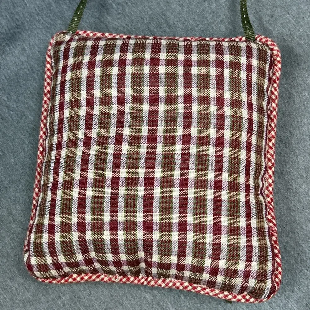 Dream Quote Future Belongs Pillow Primitive Gingham Plaid Decorative Accent 5